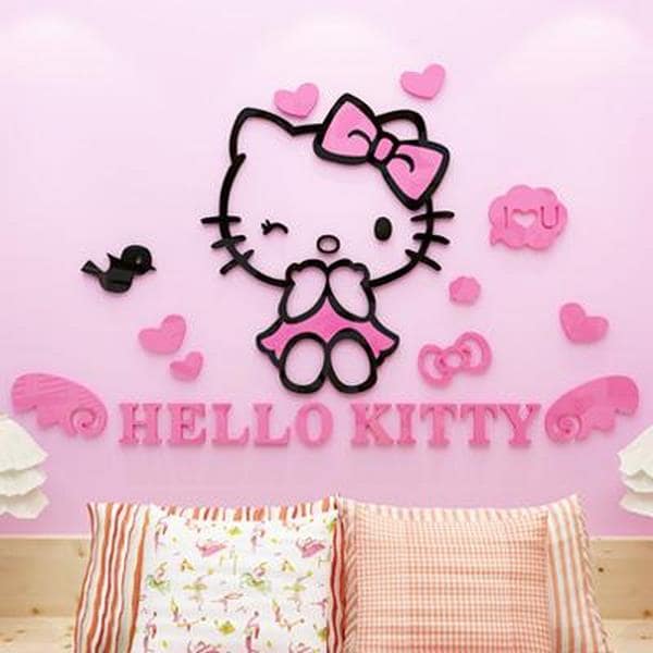 giay dan tuong Hello Kitty (1)